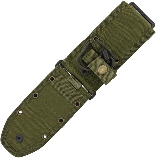 Esee MOLLE Back Sheath Fits Esee Model 6 Knives Molle And Pals System Compatible OD Green Nylon Sheath - Esee