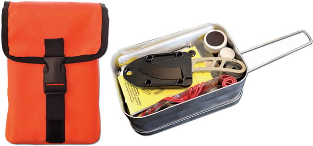 Esee Survival Kit In Mess Kit 6.25" x 4" x 2.5" LARGE TIN-KIT-OR