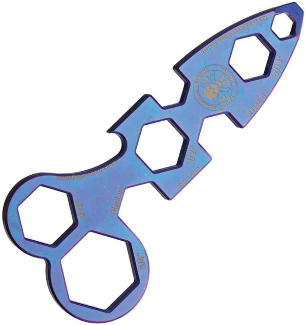 Esee WRAT Wrench Titanium Blue 4" overall - Esee
