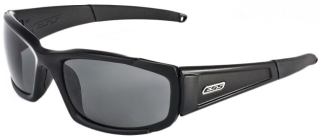ESS CDI Sunglasses Polarized Mirrored Gray Lenses Black Frame - Ess