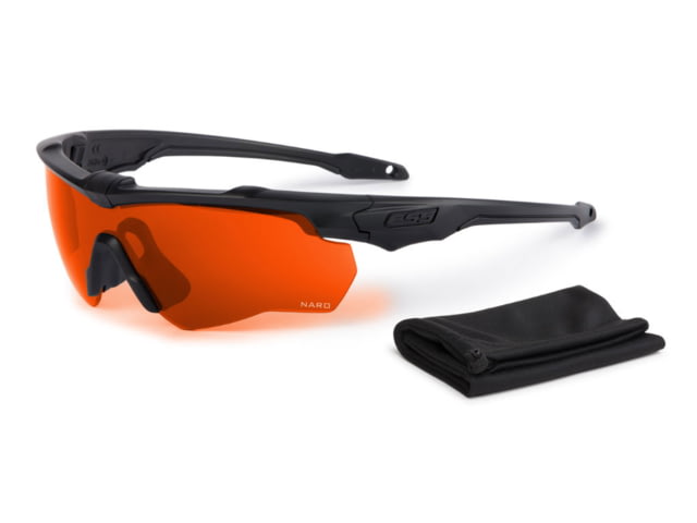 ESS CrossBlade ONE NARO Blk Laser LPL-5+ Safety Glasses Black Unisex - Ess