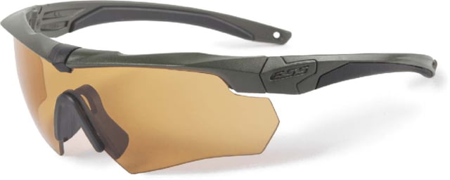 ESS Crossbow Sunglasses Stealth Olive Frame HI-Def Bronze & Gray Lens - Ess