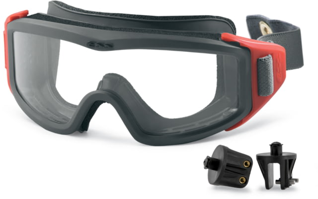 ESS FirePro-EX Firefighting/Rescue/EMS Protective Goggles Black/Red - Ess