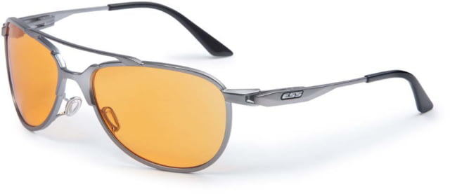 ESS inVINCEible Aviator Sunglasses Gunmetal/HD Orange Rust Medium - Ess