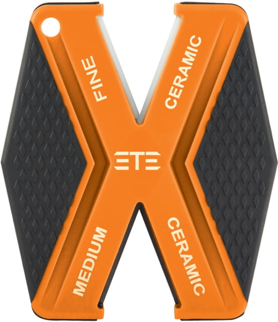 ETE Double V Ceramic Sharpener 3.3in X 2.9in X .85in ABS Handle Grit Fine L Medium - Ete