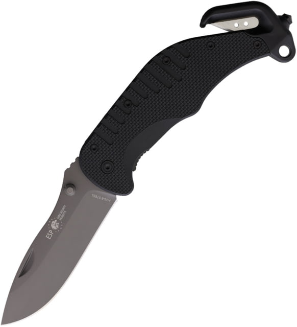 Euro Security Products ESP Rescue Linerlock Black ESP - Euro Security Products (Esp)