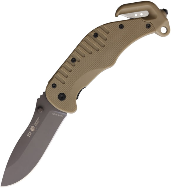 Euro Security Products ESP Rescue Linerlock Tan ESPEKK01 - Euro Security Products (Esp)