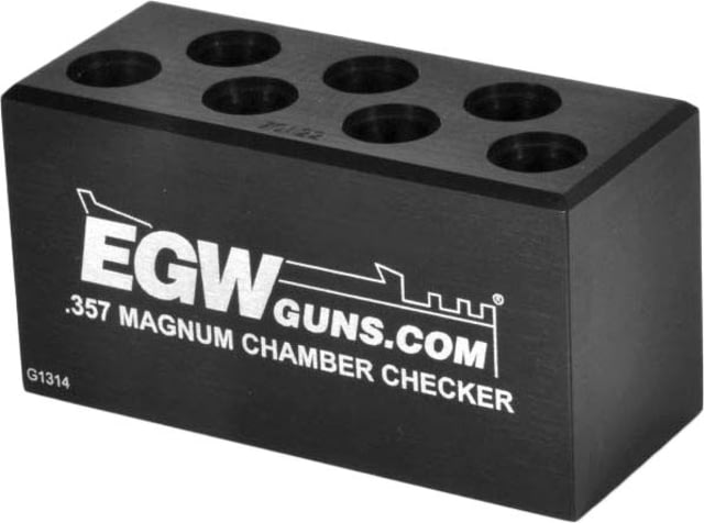 Evolution Gun Works Ammo Chamber Checker 357 Magnum 7-hole Black - Evolution Gun Works