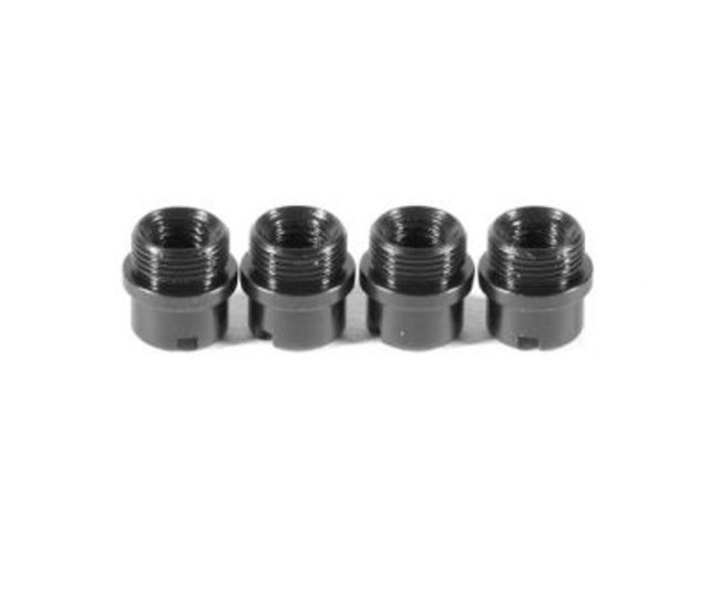 Evolution Gun Works Grip Screw Escutcheons Blue Pack of 4 - Evolution Gun Works