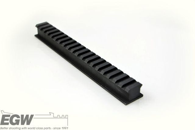 Evolution Gun Works HD Picatinny Rail Blank, Brownells, 4140 Carbon Steel - 7.75ft Long, NOT Milled on Bottom, 89010 by USA Evolution Gun Works Gun Picatinny Rail Sections