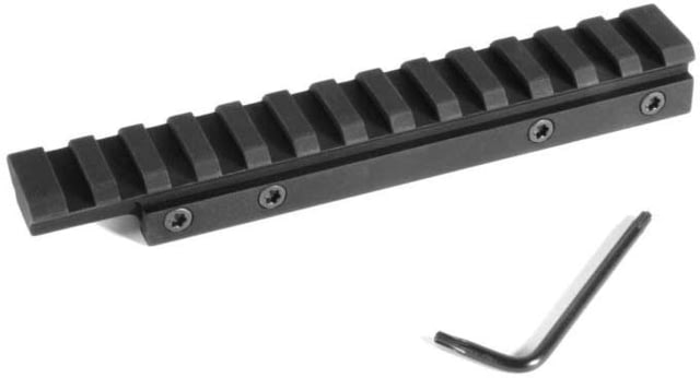 Evolution Gun Works HD Picatinny Scope Mount CZ 452/CZ 453/CZ 455/CZ 511 Standard Action 0 MOA Matte Black Hardcoat