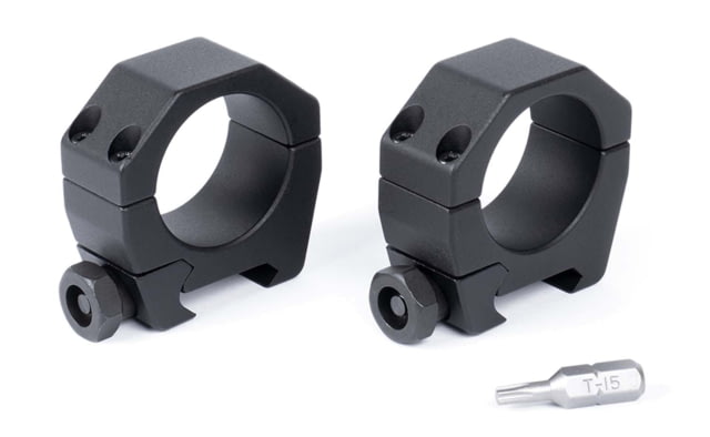 Evolution Gun Works Keystone Series 34mm Tube 1.50in High Ring Set Black - Evolution Gun Works