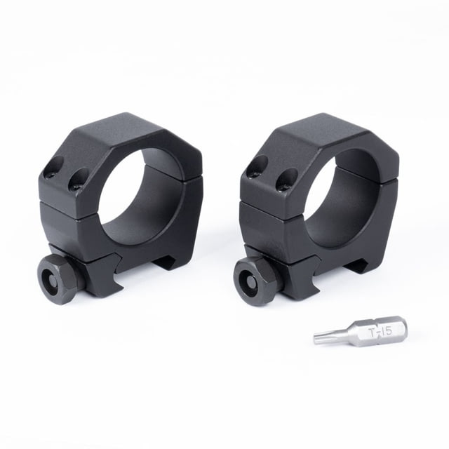 Evolution Gun Works Keystone Series Scope Ring Set 30MM Tube .990in Medium Black - Evolution Gun Works