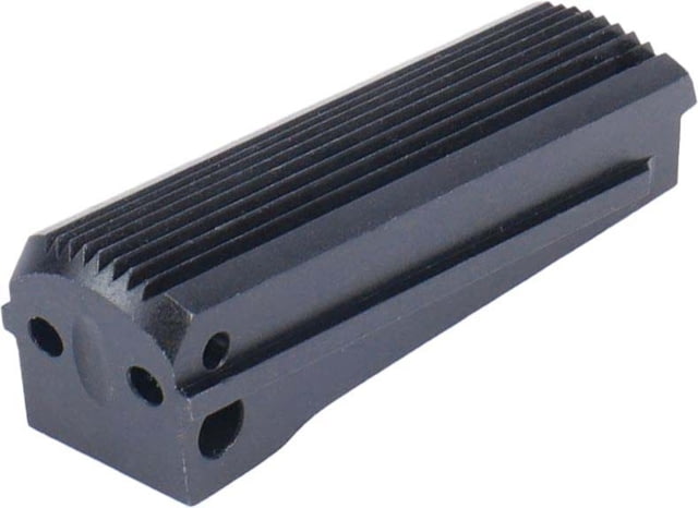 Evolution Gun Works Mainspring Housing Flat Serrated w/ Lanyard Loop Hole Carbon Steel - Evolution Gun Works