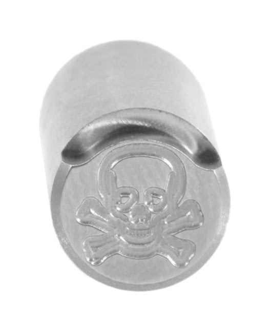 Evolution Gun Works Monogrammed Spring Plug Skull & Crossbones Stainless - Evolution Gun Works