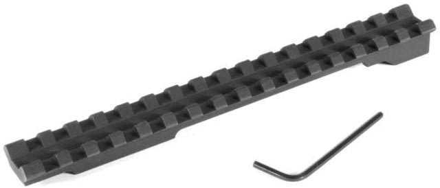 Evolution Gun Works Picatinny Rail Scope Mount Mauser 98 LR 3-Hole 20 MOA Undrilled 6.670in Aluminum Matte Black - Evolution Gun Works