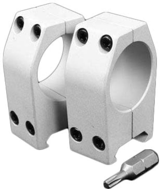 Evolution Gun Works Practical Aluminum Rings 1in diam .1in High Silver - Evolution Gun Works