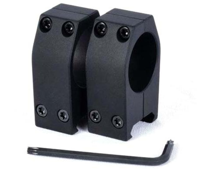 Open Box Dealer Demo Evolution Gun Works Practical Ring Set 1in diam 1in High Aluminum - Evolution Gun Works