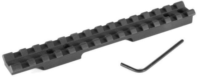 US Evolution Gun Works Savage 93 1-5/8in Ejection Port UNDRILLED Picatinny Rail Scope Mount 0 MOA, Black, 41603 Tech Data