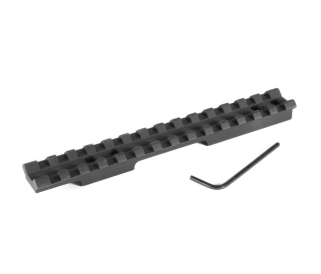 Evolution Gun Works Picatinny Rail Scope Mount Savage 93 Undrilled 1-5/8in Ejection Port 20 MOA 5.882in Aluminum Matte Black - Evolution Gun Works