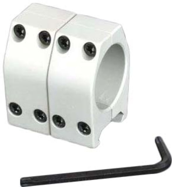 Evolution Gun Works Silver EGW 1in Practical Aluminum Rings .750in Black - Evolution Gun Works