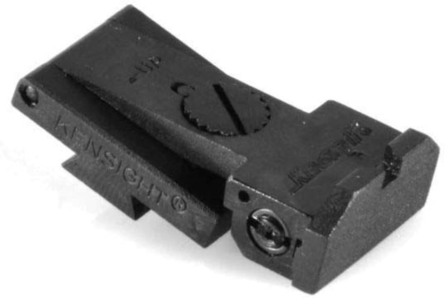 Evolution Gun Works Silverline Adj Rear Sight Bo-Mar BMCS Cut Black - Evolution Gun Works