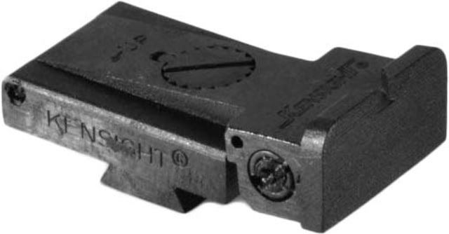 Evolution Gun Works Silverline Adj Rear Sight LPA TRT Para Springfield Black - Evolution Gun Works