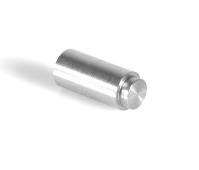 Evolution Gun Works Spring Plug Long Nose Thick Flange Bushing w/Solid End .125in Steel Natural Finish - Evolution Gun Works