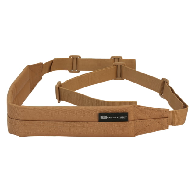 Evolution Outdoor 2-Point Sling Nylon Webbing Foam Padded Adjustable Coyote - Evolution Outdoor