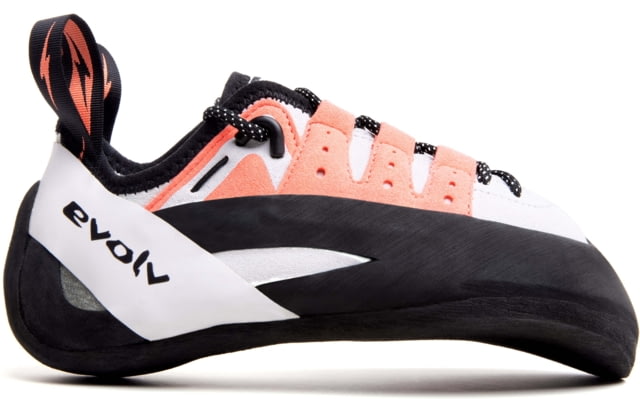 DEMO Evolv Geshido Lace Climbing Shoes - Women's White/Coral/Black 9