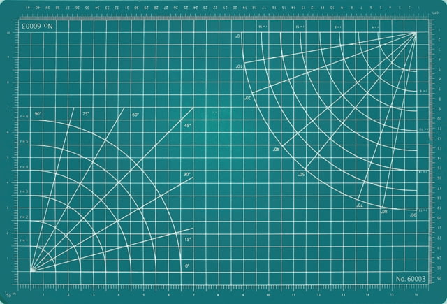 Excel Blades Self Healing Cutting Mat 12in x 18in Five-Ply Construction Double Sided - Excel Blades