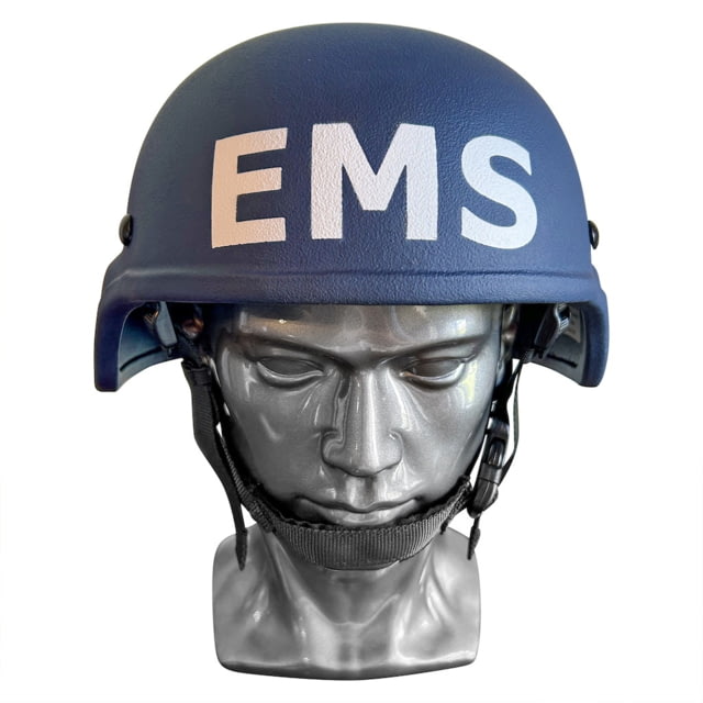 ExecDefense USA EMS / EMT Ballistic Helmet MICH III-A Navy Blue XL - Execdefense Usa
