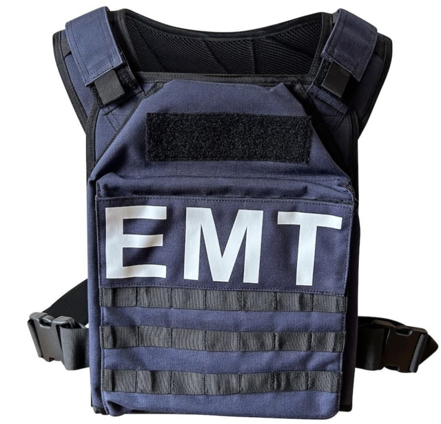 ExecDefense USA EMT / EMS Universal Fit Plate Carrier Navy Blue Universal Size - Execdefense Usa