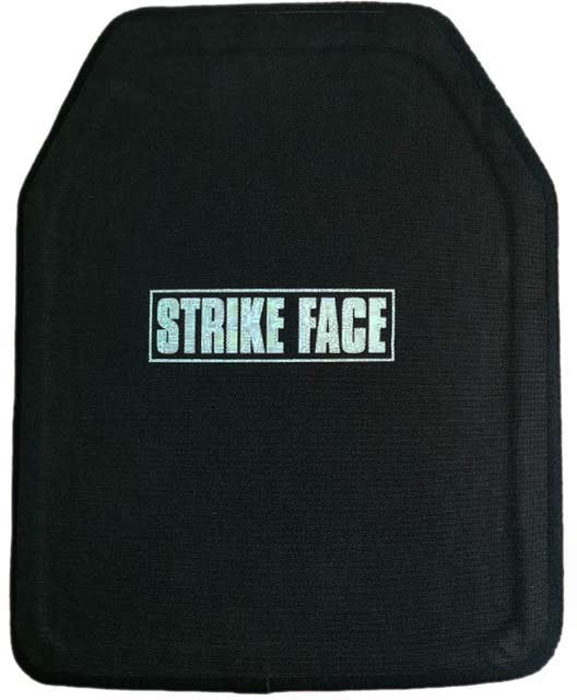 ExecDefense USA Level IV Hard Armor Plate Stand Alone Shooters Cut Plate Front Black 10x12 - Execdefense Usa