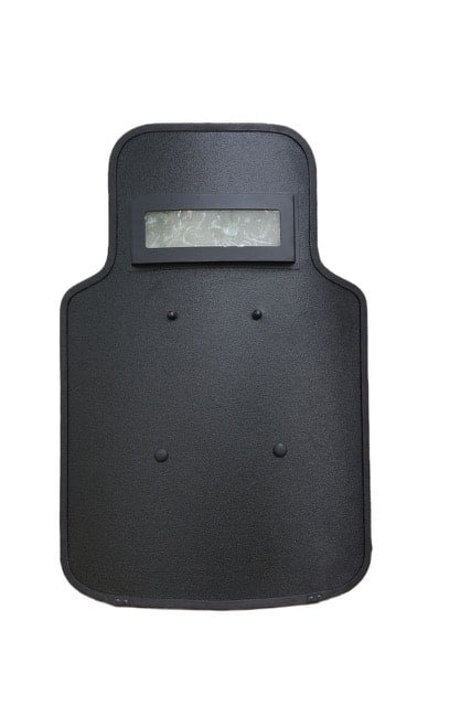 ExecDefense USA Shooters Cut Ballistic Shield III-A Level Black 19.5in x 31.5in - Execdefense Usa