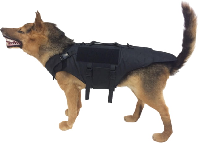 ExecDefense USA Dog Canine K9 Bulletproof Vest Black Medium Size German Shepherd or Similar - Execdefense Usa