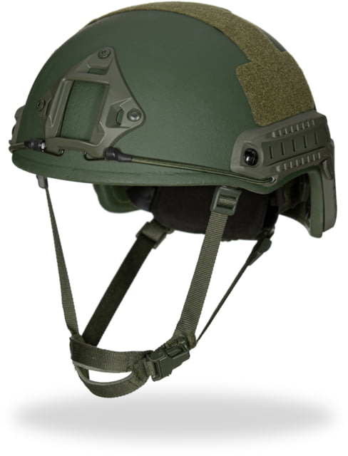 ExecDefense USA High-Cut Level III A Ballistic Helmet Green Medium - Execdefense Usa