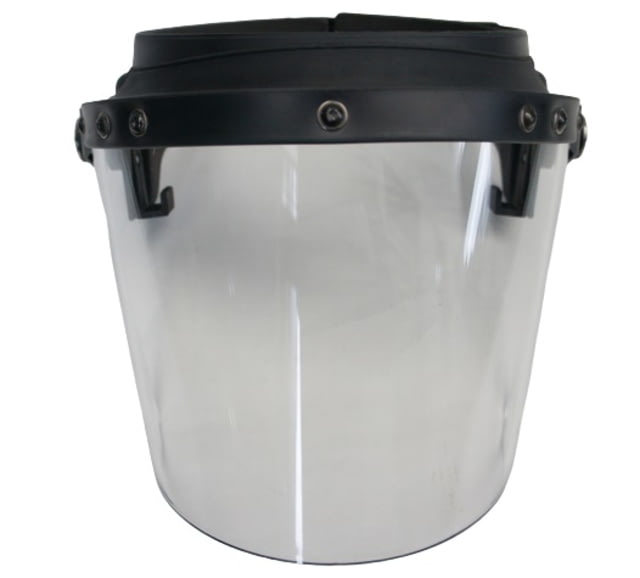 ExecDefense USA Riot Visor Compatible with picatinny side rails Transparent Universal Size - Execdefense Usa
