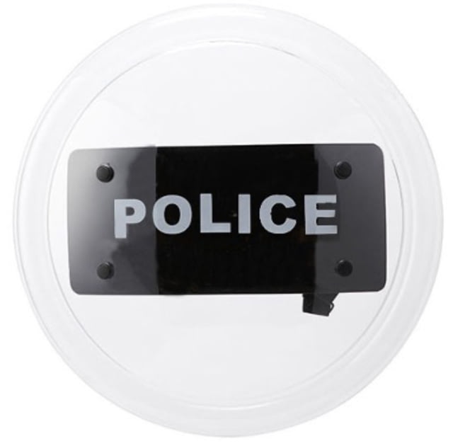 ExecDefense USA Round Riot Shield Transparent Standard Size - Execdefense Usa
