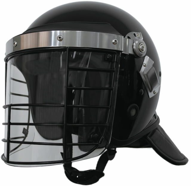 ExecDefense USA Terminator-X Riot Helmet Matte Black Universal Size - Execdefense Usa