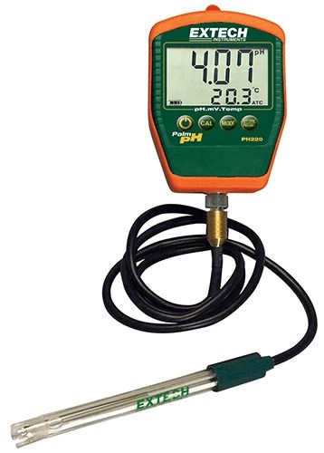 US Extech Instruments Ph Meter, Palm Ph With Cabled Electrode, PH220-C Tech Data