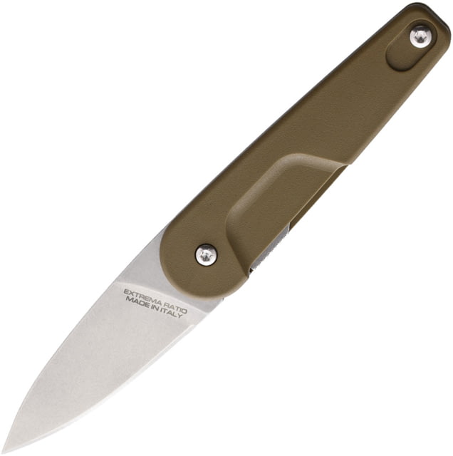Extrema Ratio BDO R Linerlock HCS 2.38 in Folding Knife Hybrid Coyote Sage nylon