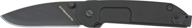 Extrema Ratio BF1 Classic Folding KnifeCobalt Steel Drop Point Black Anodized Aluminum Handle EX - Extrema Ratio