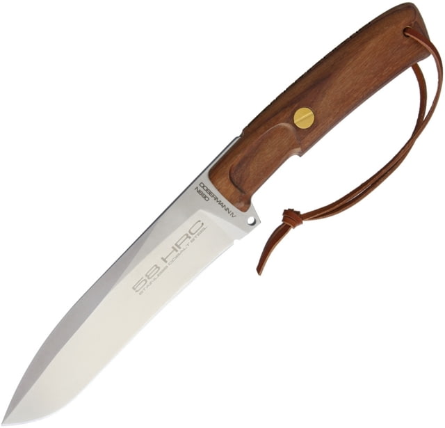 Extrema Ratio Doberman IV Africa Fixed Blade Knife 13.25in Overall 7.25in Satin Bohler N690 SS Drop Point Comes With Two