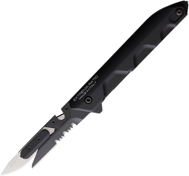 Extrema Ratio Ferrum Rescue Linerlock Black EX0365BLKBLK - Extrema Ratio