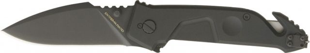 Extrema Ratio MF1 Folder Folding Knife 5.25in Cobalt Steel Drop Point Black Anodized Aluminum Alloy Handle EX - Extrema Ratio