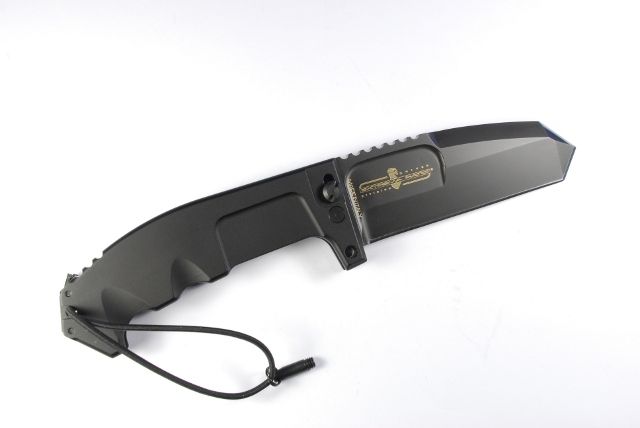 Extrema Ratio RAO Folder Folding KnifeCobalt Steel Blade Black Anodized Aluminum Alloy Handle EX