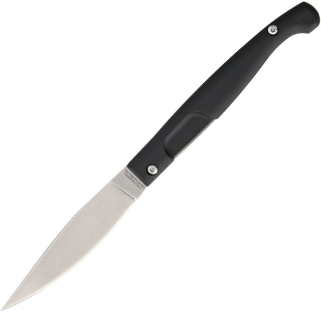 Extrema Ratio Resolza S Linerlock SW Folding Knife3inBohler N-690 SteelStandard EdgeStonewash Black Aluminum Handle - Extrema Ratio