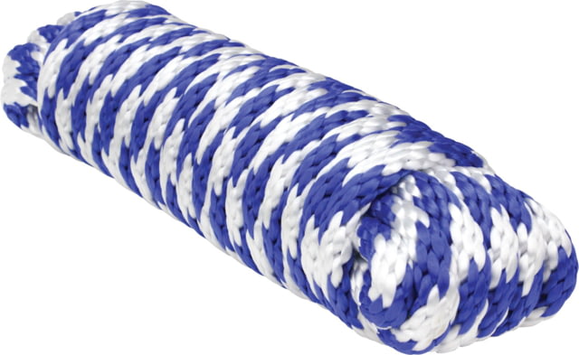 Extreme Max Solid Braid Mfp Utility Rope - 5/8in x 10', Blue / White, 5/8in x 10ft, 3008.0229
