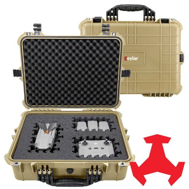 Eylar 20in Large Hard Case Equipped w/Ragar XP Crosslinked Foam Insert Tan - Eylar